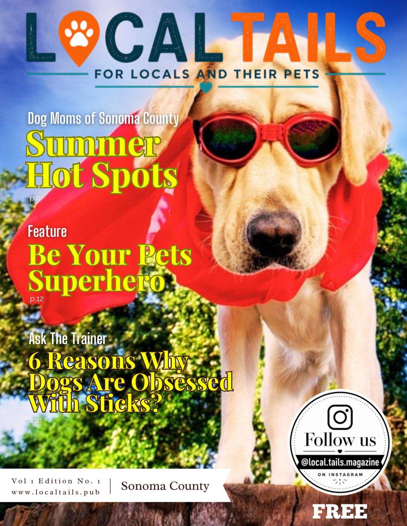 Local Tails Magazine - Volume 01 - Sonoma County Edition
